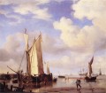 Marina de marea baja Willem van de Velde el joven barco paisaje marino